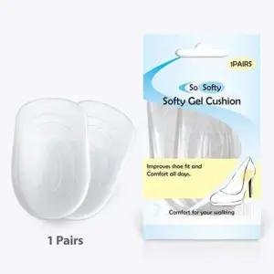 포렉스 실리콘 발 뒷꿈치 쿠션 패드 구두 하이힐 1세트