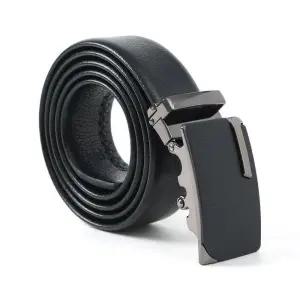 MZ_젠틀맨 자동버클 소가죽 벨트 슈트 패션 허리띠 남자
