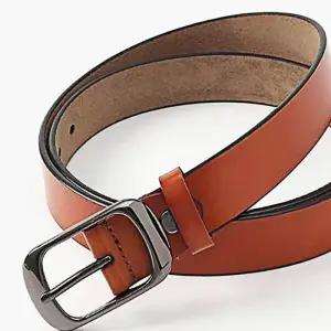 MZ_스타일리 여성 소가죽 벨트 카멜 가죽벨트 정장벨트