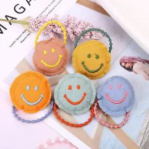 TBZ 봉제 스마일인형 머리끈 헤어밴드