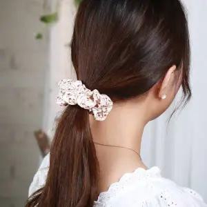 TBZ 쁘띠플라워 곱창머리끈