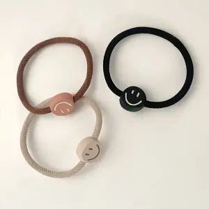 TBZ 귀여운 스마일 튼튼한 머리끈