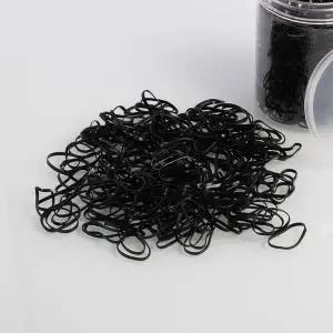 [오너클랜]TBZ 머리고무줄 머리끈 700p세트 블랙 여성머리끈