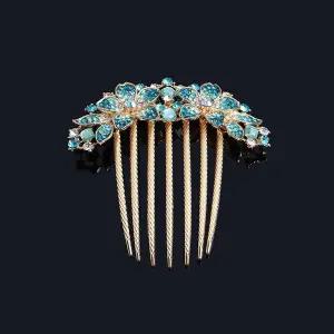 [오너클랜]TBZ 올림머리 비녀 네프 헤어핀 블루 웨딩소품 웨딩헤어핀