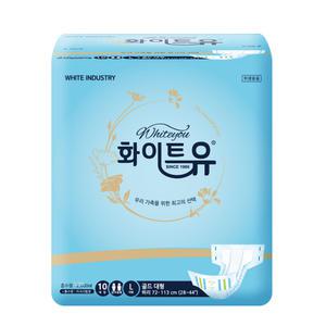 화이트유 골드 대형(10매x8팩) 성인기저귀