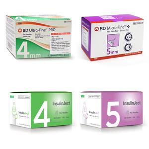 [베스트]BD 인슐린 펜니들 4종 (4mm, 5mm) 택1 + 알콜솜 인슐린젯