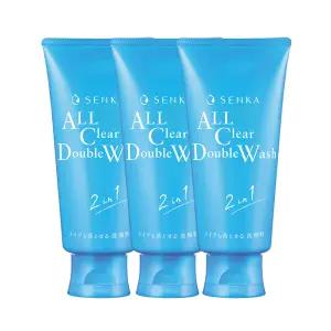 센카 올 클리어 더블 워시 120g 3개