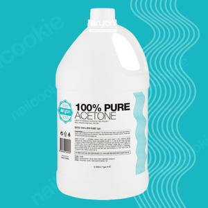 엔리안 100% 퓨어 아세톤 갤런 / 네일샵용 대용량 3700ml / 젤네일 제거 / 쏙오프