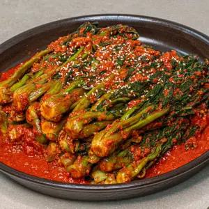 새벽팜 갓김치 5kg 국내산 100% 전라도김치 참매실 새벽김치