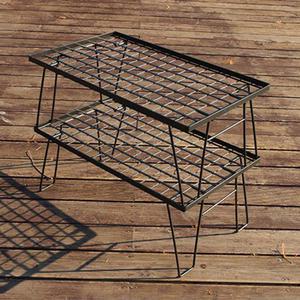 [캠핑일번가]블랙에디션 쿨러스탠드 2개 1세트 가방포함 아이스박스받침대