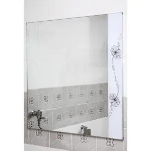 국산 코스모스거울 800x800 / 욕실수납장 욕실선반 리모델링 인테리어