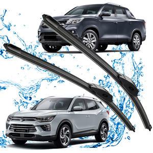 G4 렉스턴 렉스턴스포츠 칸 올뉴렉스턴 전용 650mm+500mm세트 플랫 와이퍼 윈도우브러쉬 국산제품