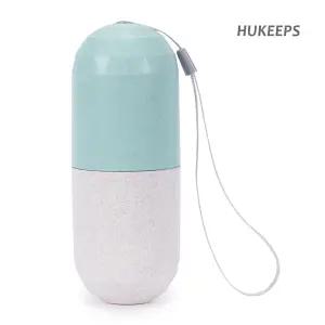 큐리필 블루 휴대용 약통 알약케이스 스마트 요일 약소분통 아기약통 비상약통 영양제통 요일별