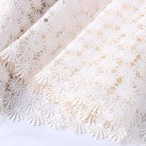 일본 수입레이스 식탁보 매트 가구덮개 커버 (L-502) 아이보리 플라워