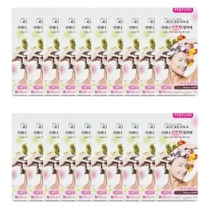 리체나 샴푸형 퍼품 염색약 20박스 매니아구성 (전체염색용 튜브형 염색제)