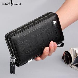 윌리엄캠벨 소가죽 남성 클러치백  손가방 맨스백 일수가방 W515