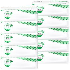 좋은생활 프레이야 팝업 미용 티슈 200매 10입 천연펄프 무형광 무잉크 무향