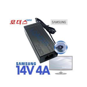 14V 4A 삼성Samsung 씽크마스터SyncMaster 스마트 HD LED/LCD모니터SVD5614V호환 국산 접지어댑터