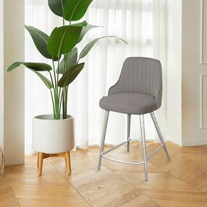 시엘벨벳실버바체어 아일랜드식탁 홈바의자