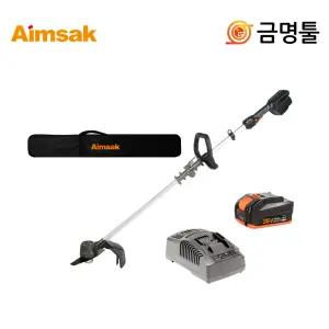 아임삭 BL36GC50 충전예초기 36V 5.0AH 1팩 BL모터 2단속도조절 일자날포함 벌초 잔디깍기