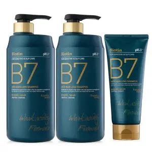 [포레스트스토리]B7 안티헤어로스 약산성 탈모샴푸 1000ml 2개+200ml 1개