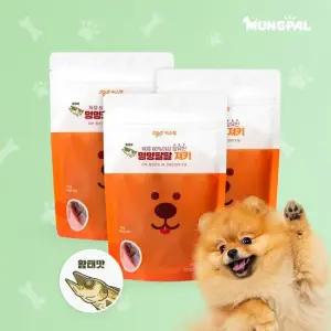 반려견 영양간식 멍멍팔팔 황태맛 져키 3팩