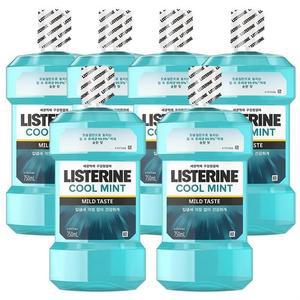 리스테린 쿨민트 마일드 가글 750ml 6개