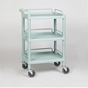 Y-101F-H (3단+손잡이+가이드) 높이830 서빙 식당 병원 이동 카트 드레싱카 대차 웨건 열린세상