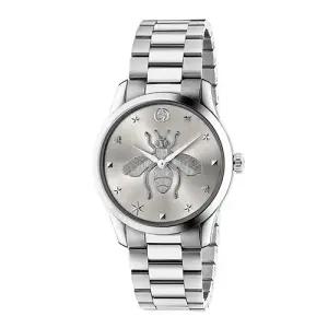 시계 G타임리스 꿀벌워치 실버 여성 여자 남성 남자 메탈시계 YA1264126