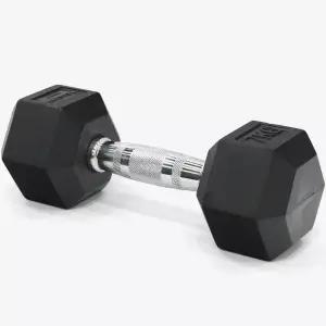 이고진 고무육각 덤벨 아령 7kg 1개 클럽 고무아령 웨이트