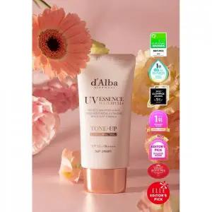 달바 톤업 선크림 50ml / 혼합자차 핑크빛 광채 물광 윤광 / 베이스 파데 프리