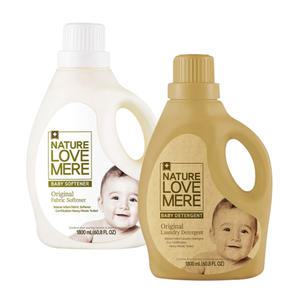 네이쳐러브메레 아기세제 섬유유연제 용기 1개+1개 세트