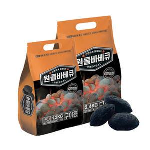 원콜바베큐 구이용 착화탄 코코넛 열탄 야자숯 고기숯