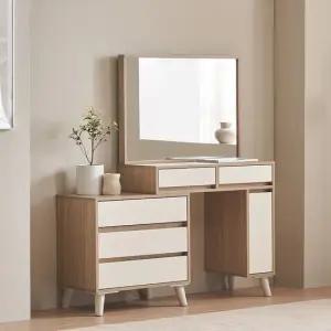 피츠 이자벨 확장형 수납거울 화장대 PLJ023