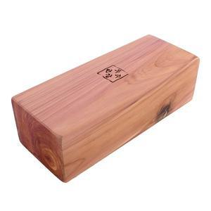 [더담고]국산 향나무 목침 사각 A ( 딱딱한베개 여름 건강 찜질방베개 휴게실 나무 경침 효도선물 )