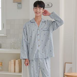 남성파자마 캐릭터 순면 긴소매 편한 남자홈웨어 집들이선물 라운지웨어 잠옷세트