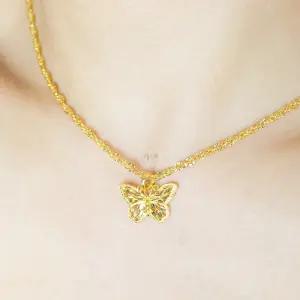 24k순금 행운 나비 목걸이 메달 펜던트 3.75g