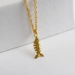 24k순금 쁘띠 물고기 목걸이 3.75g