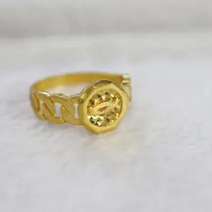 24k순금 네츄럴 팔각 코인 물고기 체인 반지 3.75g