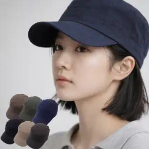 무지 군모 뒷밴딩 숏챙캡 남자 여자 심플 캡모자 여성남성 캡모자 기본 디자인/H-22762