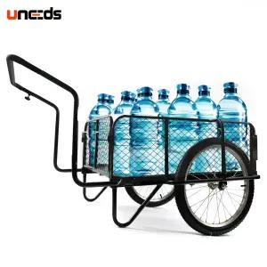 유니즈 철제 리어카 접이식 손수레 밀차 구루마 에어바퀴 농업용 손 수레