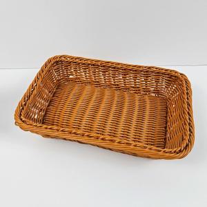 사각 우드트레이 소형 소품 간식 소쿠리 등나무채반 낮은바구니