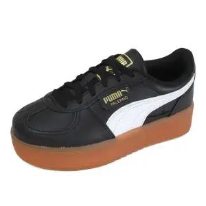 팔레르모 엘레바타 가죽 여자 플랫폼 키높이 통굽 운동화 스니커즈 블랙 400461-01