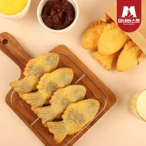 속이 꽉찬 용궁에서 온 붕어빵 (팥1+슈1)+국화빵 (팥)