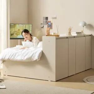 네오 스누피 공간분리 파티션 침대프레임 SS NES839