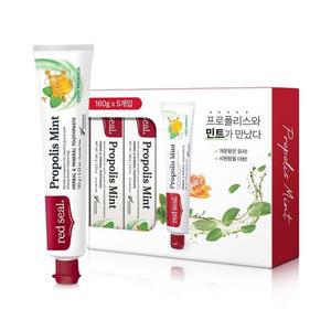 레드씰 프로폴리스 치약 민트 160g x 5 레드씰프로폴리스민트치약 코스트코 코와샵