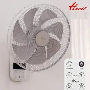 [한일] 벽걸이선풍기 가정 업소용 리모컨 벽선풍기 FW-G478R