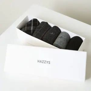 [NS홈쇼핑][헤지스ACC] HJSS4F502WT 화이트 패턴 면혼방 장목양말5종세트[35104375]