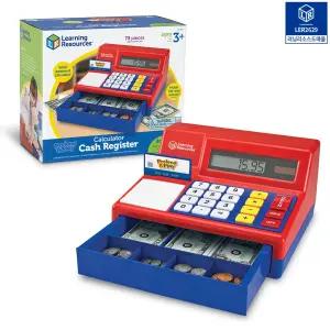 러닝리소스 역할놀이 금전계산 출납기 마트 계산놀이 계산대 화폐모형 셈놀이용 상황극 어린이