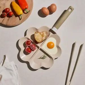 트루쿡 IH 인덕션 4구 하트 에그팬, 1개